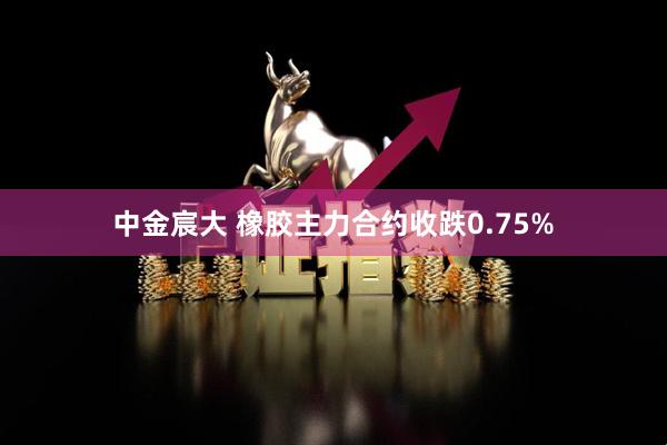 中金宸大 橡胶主力合约收跌0.75%