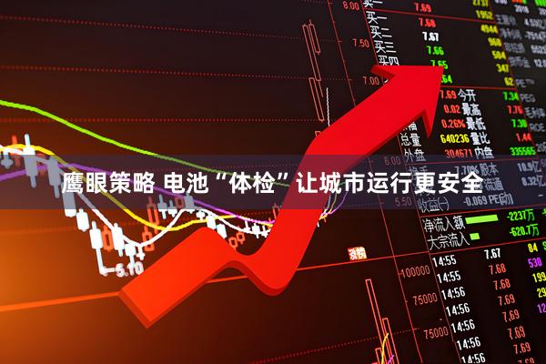鹰眼策略 电池“体检”让城市运行更安全